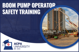 NMT - Boom Pump Operator Safety Training